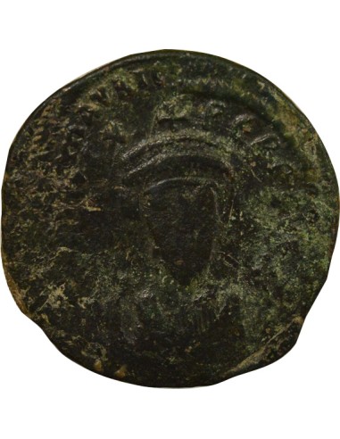 Empire Byzantin Phocas Classe II 1 follis Cuivre An 5 (606-607) Constantinople