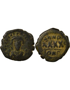 Empire Byzantin Phocas Classe II 1 follis Cuivre 604-610 Constantinople