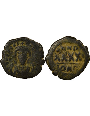 Empire Byzantin Phocas Classe II 1 follis Cuivre 604-610 Constantinople