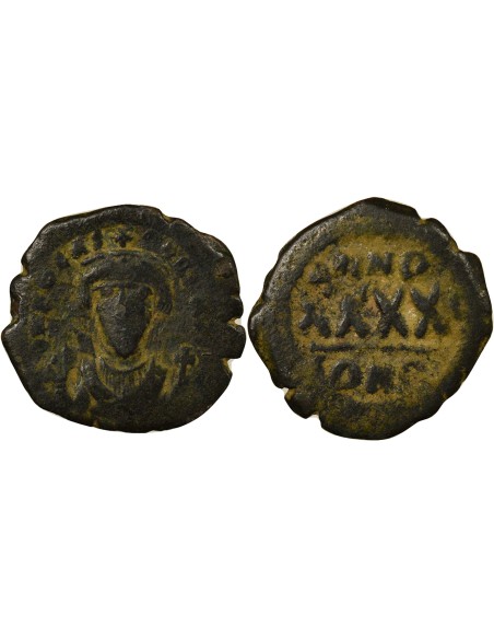 Empire Byzantin Phocas Classe II 1 follis Cuivre 604-610 Constantinople