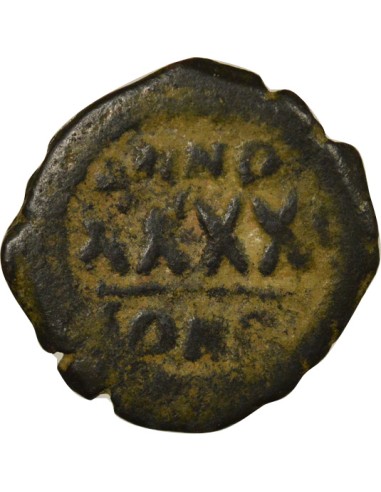 Empire Byzantin Phocas Classe II 1 follis Cuivre 604-610 Constantinople