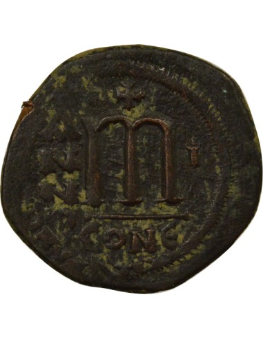 Empire Byzantin Phocas Classe I 1 follis Cuivre An 1 (602-603) Constantinople