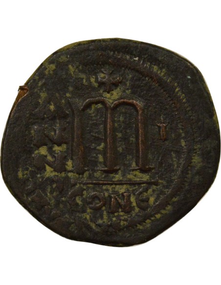 Empire Byzantin Phocas Classe I 1 follis Cuivre An 1 (602-603) Constantinople