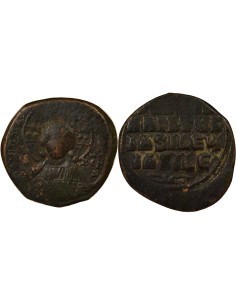 Empire Byzantin Classe A2 1 follis Cuivre 976-1035 Constantinople