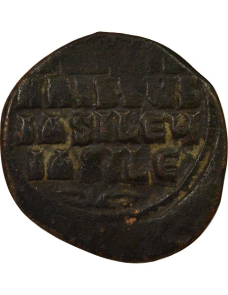 Empire Byzantin Classe A2 1 follis Cuivre 976-1035 Constantinople
