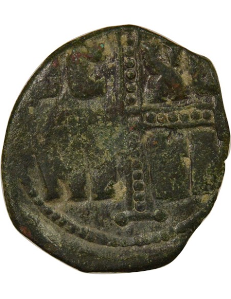 Empire Byzantin Classe C 1 follis Cuivre 1042-1050 Constantinople