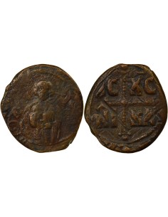 Empire Byzantin Classe C 1 follis Cuivre 1042-1050 Constantinople