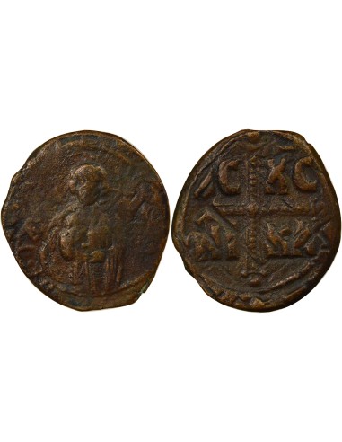 Empire Byzantin Classe C 1 follis Cuivre 1042-1050 Constantinople