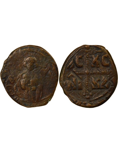 Empire Byzantin Classe C 1 follis Cuivre 1042-1050 Constantinople