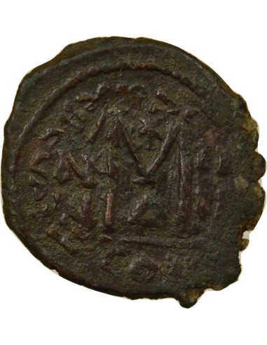 Empire Byzantin Héraclius Classe II 1 follis Cuivre An 4 (613-614) Constantinople
