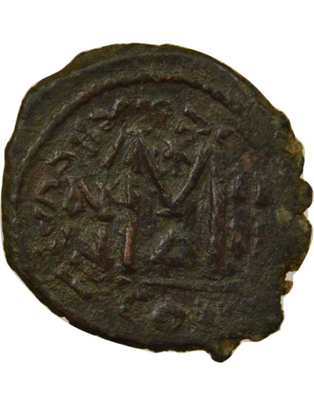 Empire Byzantin Héraclius Classe II 1 follis Cuivre An 4 (613-614) Constantinople