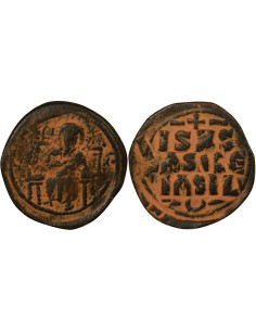 Empire Byzantin Classe D 1 follis Cuivre 1050-1060 Constantinople