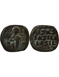 Empire Byzantin Classe D 1 follis Cuivre 1050-1060 Constantinople