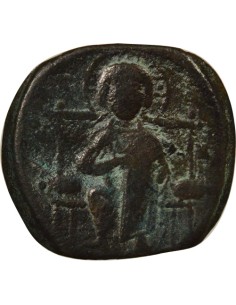Empire Byzantin Classe D 1 follis Cuivre 1050-1060 Constantinople 2