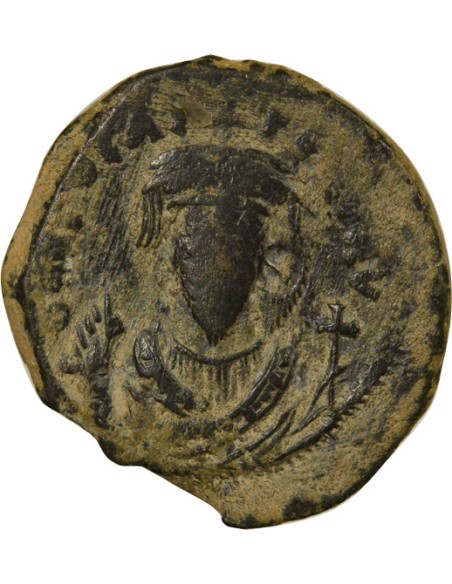Empire Byzantin Phocas Classe II 1 follis Cuivre An 6 (607-608) Constantinople