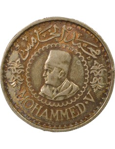 Maroc Mohammed V du Maroc Mohammed V - 500 Francs Argent - 1376 AH / 1956 Paris 500 francs Argent 1956 (1957) A Paris 2