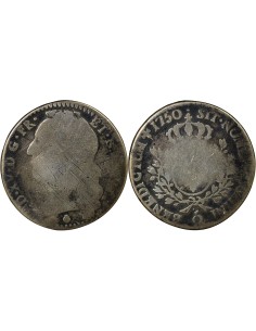 Louis XV au Bandeau 1/2 écu Argent 1750 O Riom