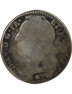 Louis XV au Bandeau 1/2 écu Argent 1750 O Riom 2