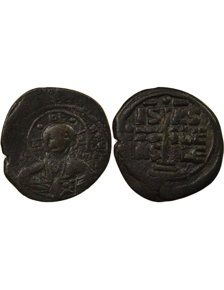 Empire Byzantin Classe B 1 follis Cuivre 1030-1042 Constantinople