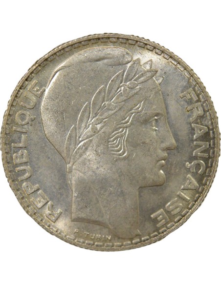 Turin 10 francs Argent 1939 A Paris