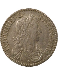 Louis XIV au Buste Juvénile 1/12 ecu Argent 1660 & Aix-en-Provence 2