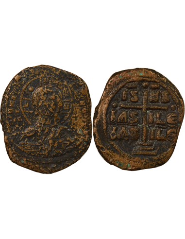 Empire Byzantin Classe B 1 follis Cuivre 1030-1042 Constantinople
