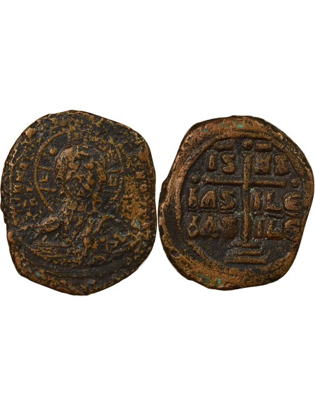 Empire Byzantin Classe B 1 follis Cuivre 1030-1042 Constantinople