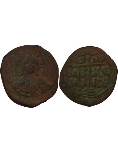 Empire Byzantin Classe B 1 follis Cuivre 1030-1042 Constantinople