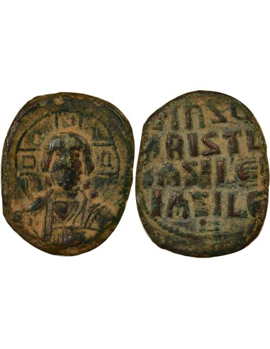 Empire Byzantin Classe A2 1 follis Cuivre 976-1035 Constantinople