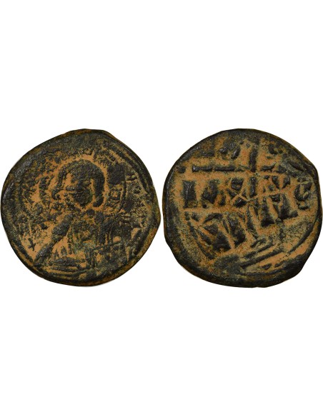 Empire Byzantin Classe B 1 follis Cuivre 1030-1042 Constantinople