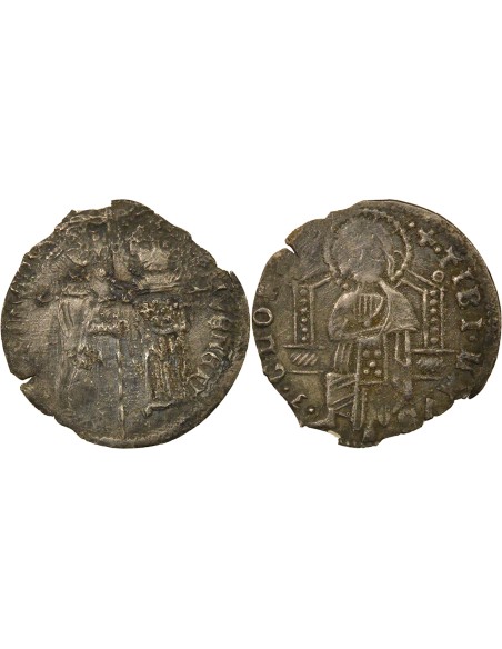 Venise Antonio Venier IIIe Type 1 grosso Argent 1382-1400 V Venise