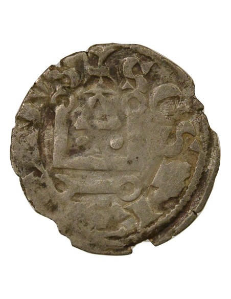 Philippe II Auguste 1er Type 1 denier Billon 1204-1220 E Tours