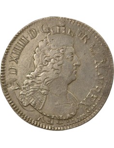 Louis XIV aux Huit L 1 écu Argent 1704 2