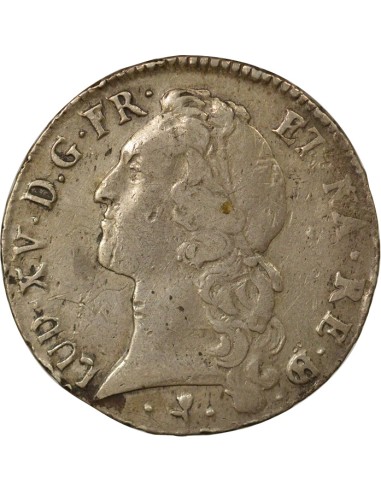 Louis XV au Bandeau 1 écu Argent 1770 Pau
