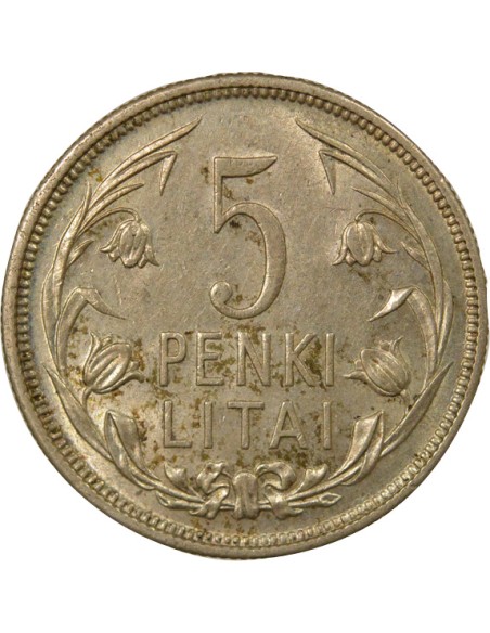 Lituanie 5 Litai Argent - 1925 Londres 5 litai Argent 1925 Londres