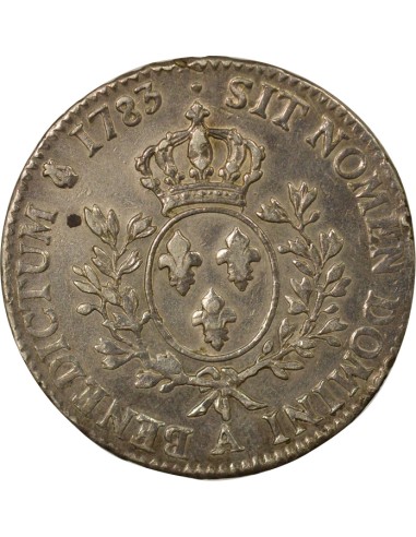 Louis XVI au Buste Habillé 1 écu Argent 1783 A - Paris