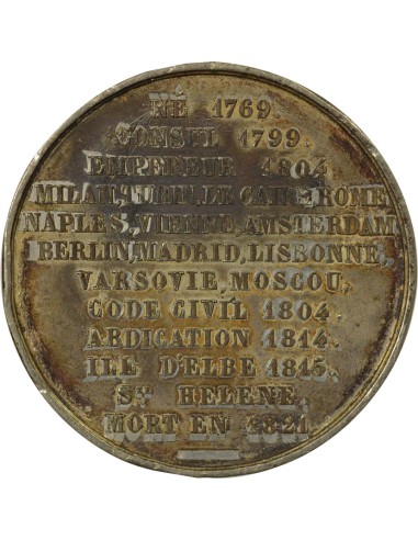 Roi d'Italie Napoléon I - Médaille Etain - XIXe Siècle 1 médaille Etain XIXe Siècle