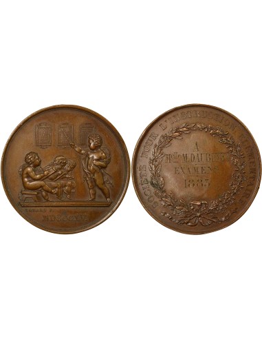 Instruction Elémentaire 1 médaille Cuivre 1883