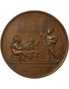 Instruction Elémentaire 1 médaille Cuivre 1883 2