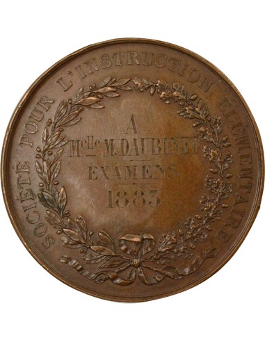Instruction Elémentaire 1 médaille Cuivre 1883