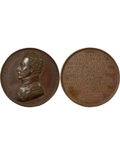 Louis-Antoine d’Artois Louis Antoine Duc d'Angoulême - Médaille Cuivre - 1815 1 médaille Cuivre 1815