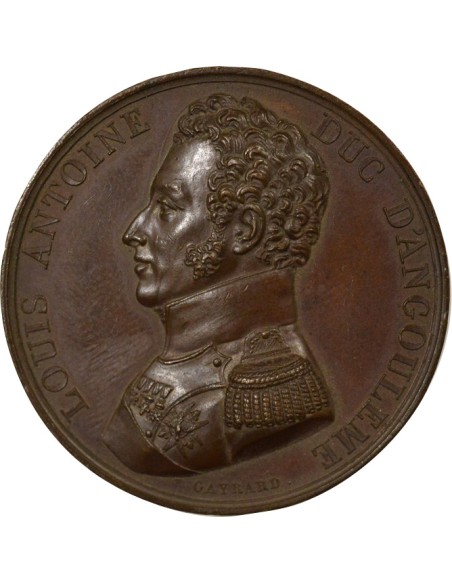 Louis-Antoine d’Artois Louis Antoine Duc d'Angoulême - Médaille Cuivre - 1815 1 médaille Cuivre 1815