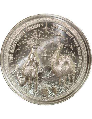 Ile Niue Charles III Croix du Sud 2 dollars Argent 2026 Sydney