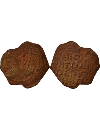Principauté d'Antrioche Tancrède de Hauteville 1e Type 1 follis Cuivre 1101-1112 Antioche