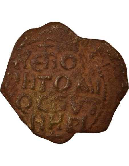 Principauté d'Antrioche Tancrède de Hauteville 1e Type 1 follis Cuivre 1101-1112 Antioche