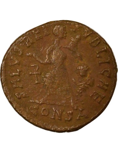 Rome Empire Théodose Ier Victoire & Captif 1 nummus Cuivre 388-392 Constantinople