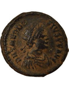 Rome Empire Théodose Ier Vœux Décennaux 1 nummus Cuivre 378-388 2