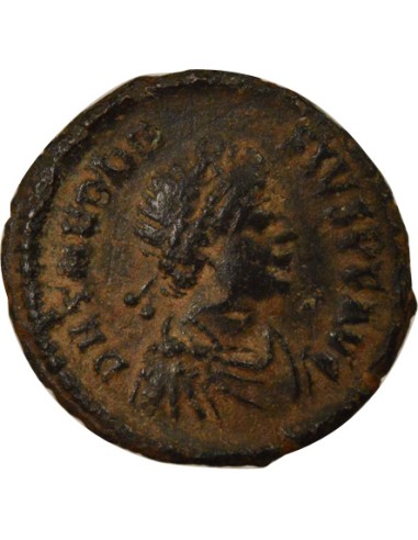 Rome Empire Théodose Ier Vœux Décennaux 1 nummus Cuivre 378-388