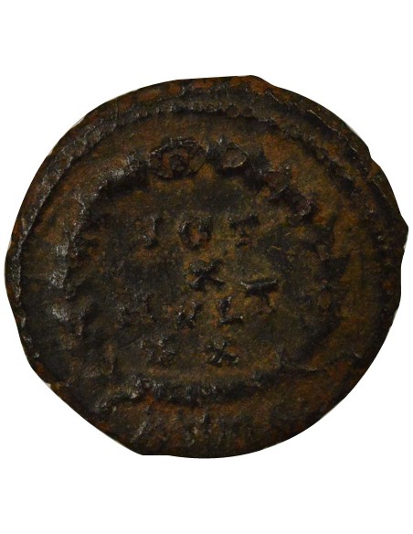 Rome Empire Théodose Ier Vœux Décennaux 1 nummus Cuivre 378-388