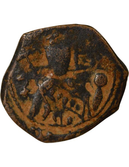 Empire Byzantin Alexis I Comnène 4e Type 1 tetarteron Cuivre 1094-1117 Thessalonique